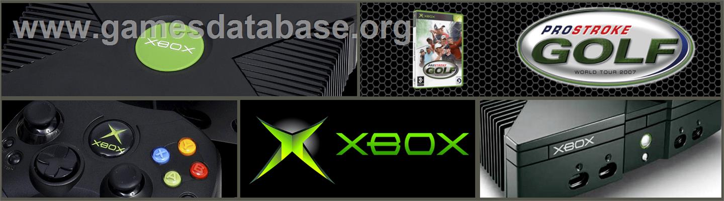Prostroke Golf - World Tour 2007 - Microsoft Xbox - Artwork - Marquee