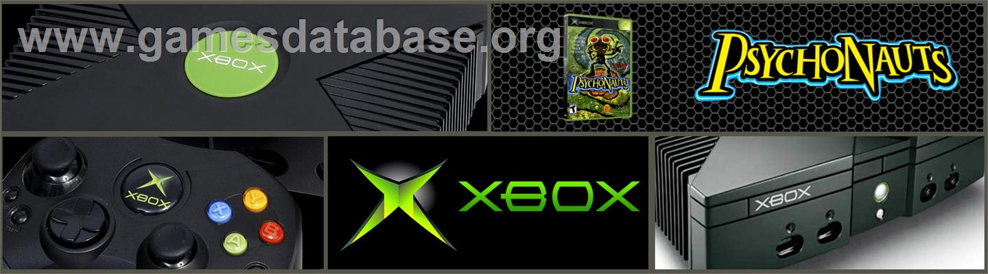 Psychonauts - Microsoft Xbox - Artwork - Marquee