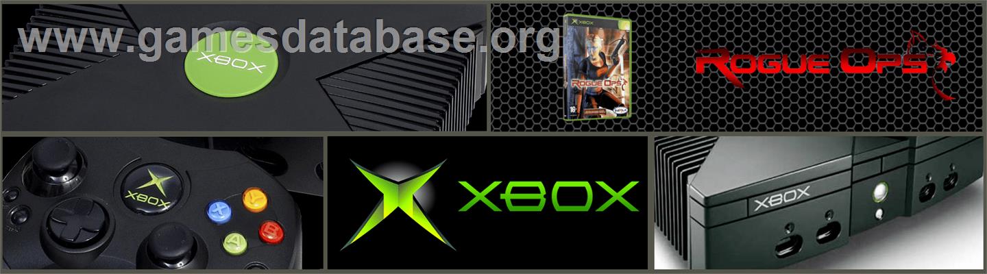 Rogue Ops - Microsoft Xbox - Artwork - Marquee