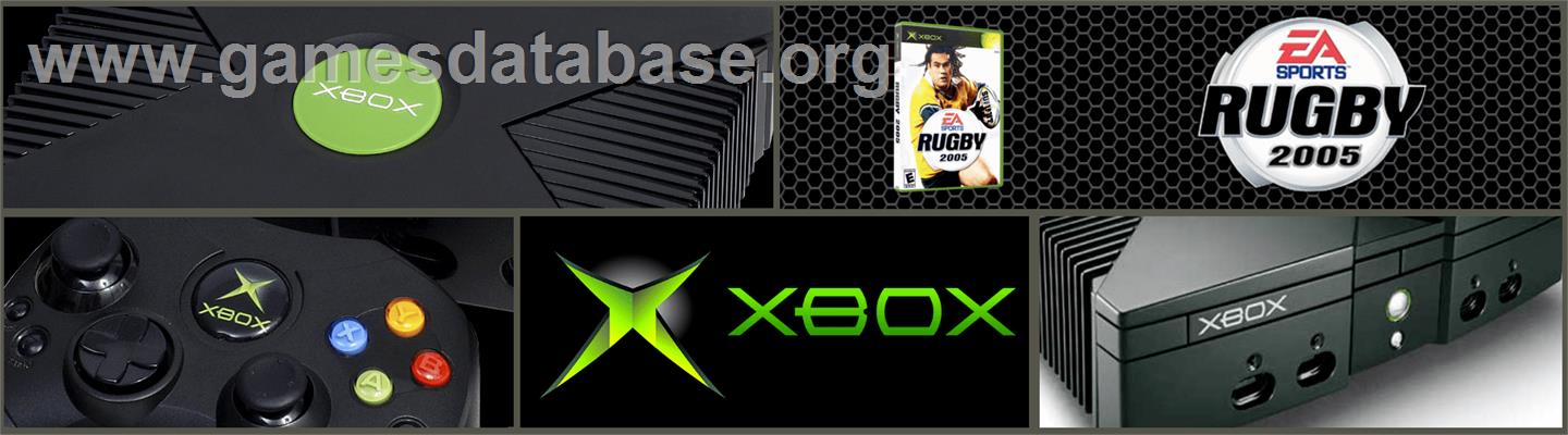 Rugby 2005 - Microsoft Xbox - Artwork - Marquee