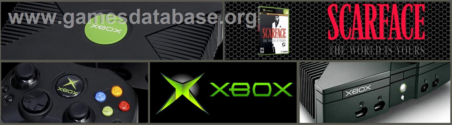 Scarface: The World is Yours - Microsoft Xbox - Artwork - Marquee