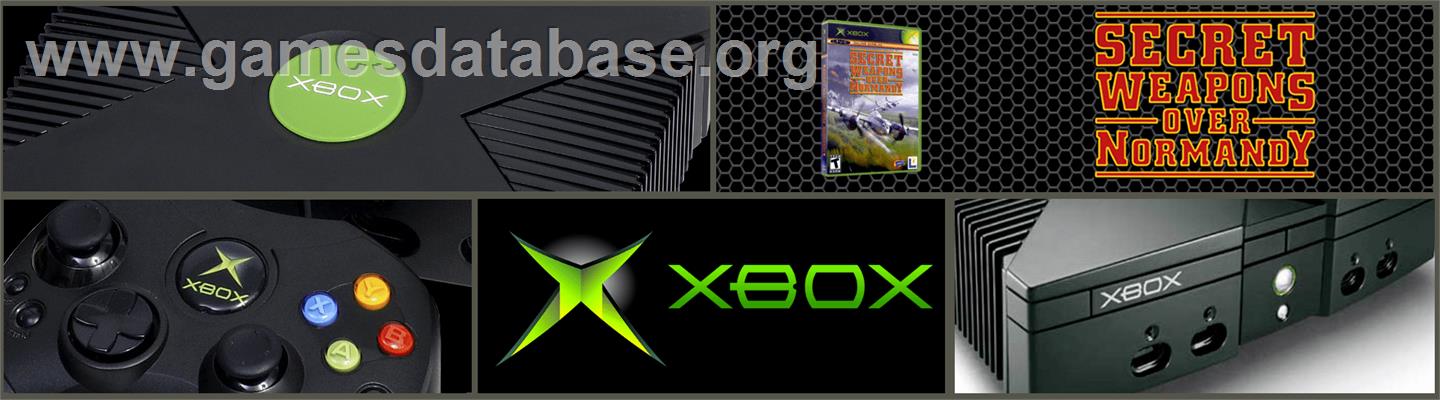 Secret Weapons Over Normandy - Microsoft Xbox - Artwork - Marquee