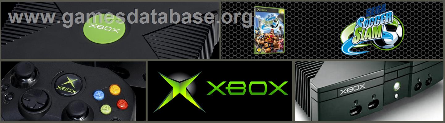 Sega Soccer Slam - Microsoft Xbox - Artwork - Marquee