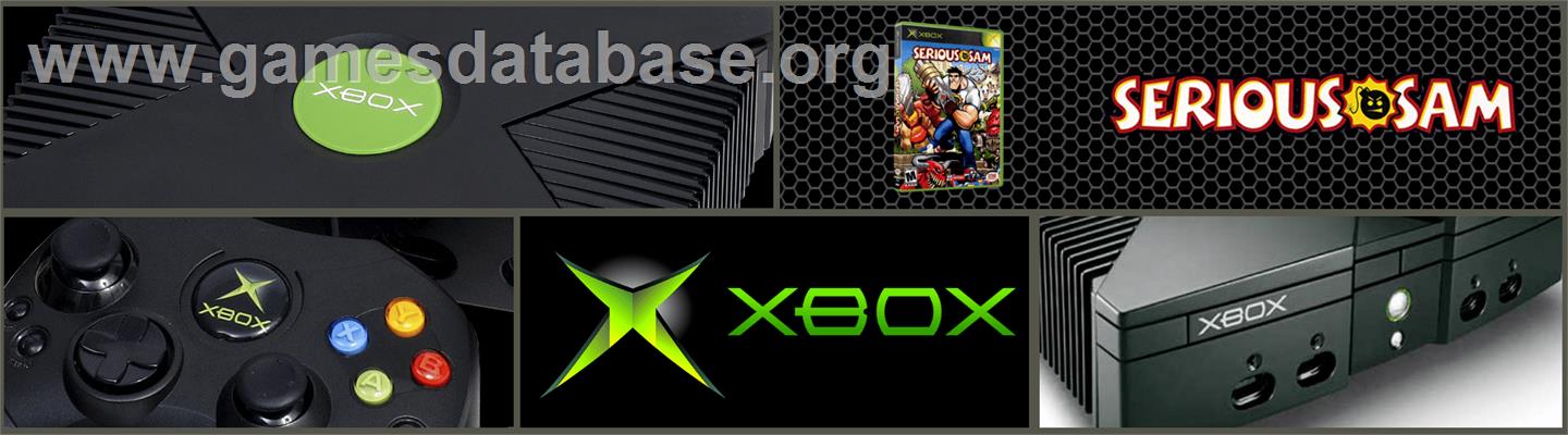 Serious Sam - Microsoft Xbox - Artwork - Marquee