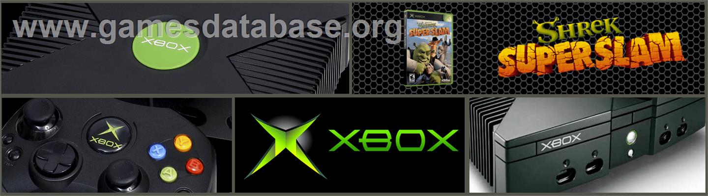 Shrek SuperSlam - Microsoft Xbox - Artwork - Marquee