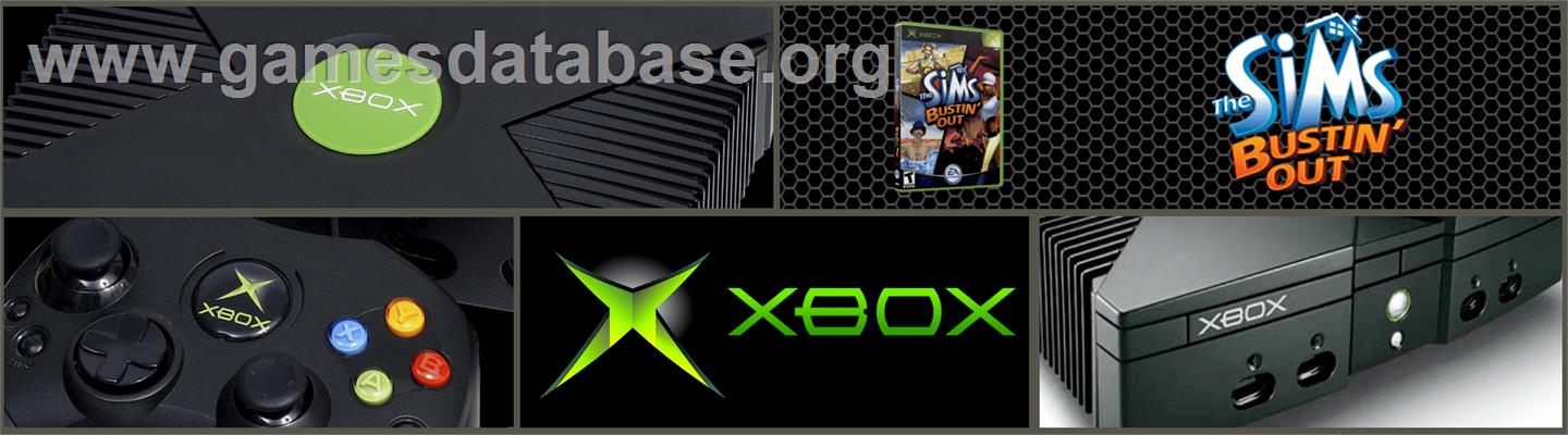 Sims: Bustin' Out - Microsoft Xbox - Artwork - Marquee