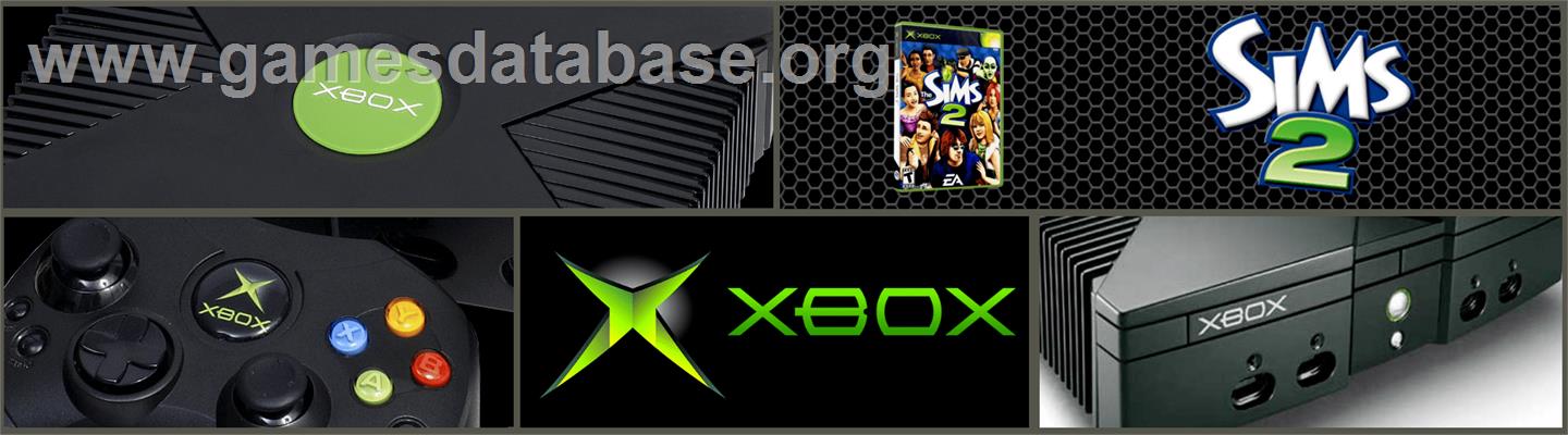 Sims 2 - Microsoft Xbox - Artwork - Marquee