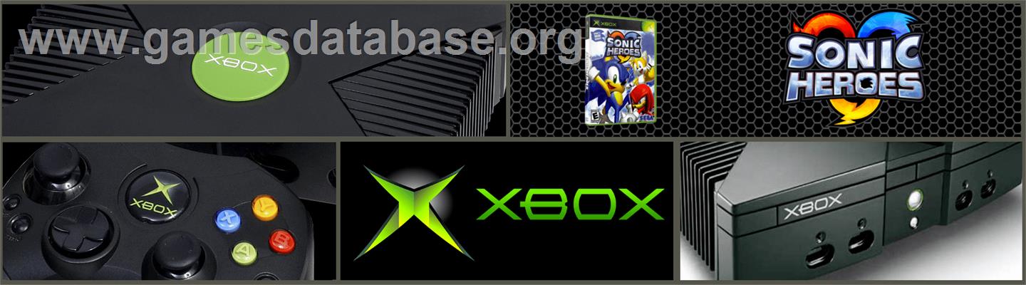 Sonic Heroes - Microsoft Xbox - Artwork - Marquee