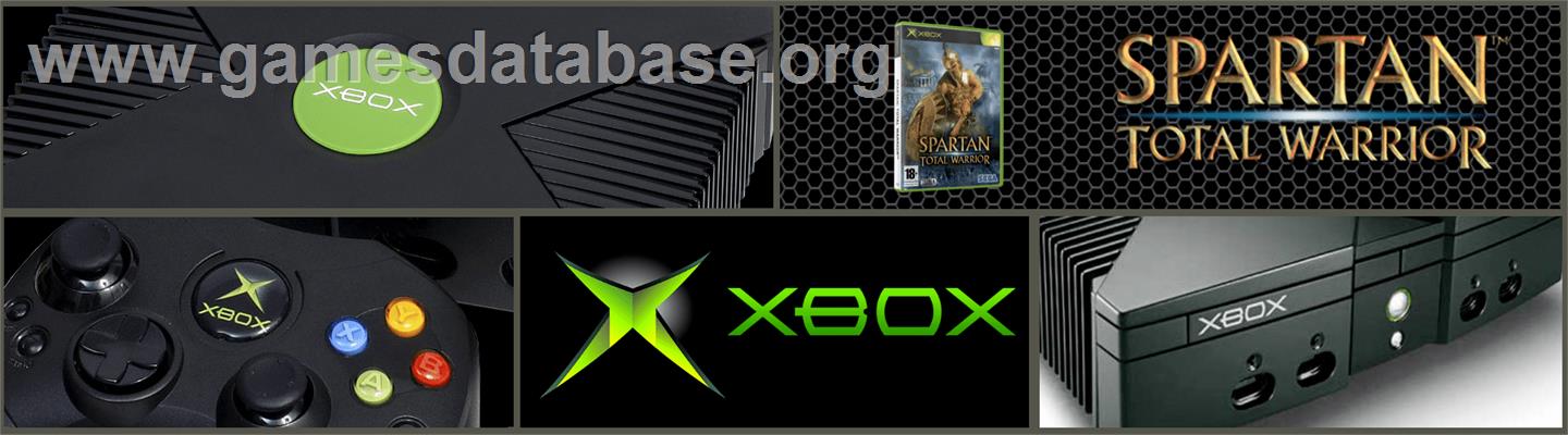 Spartan: Total Warrior - Microsoft Xbox - Artwork - Marquee
