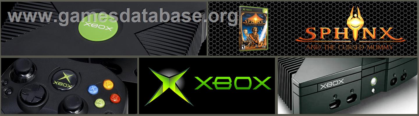 Sphinx and the Cursed Mummy - Microsoft Xbox - Artwork - Marquee