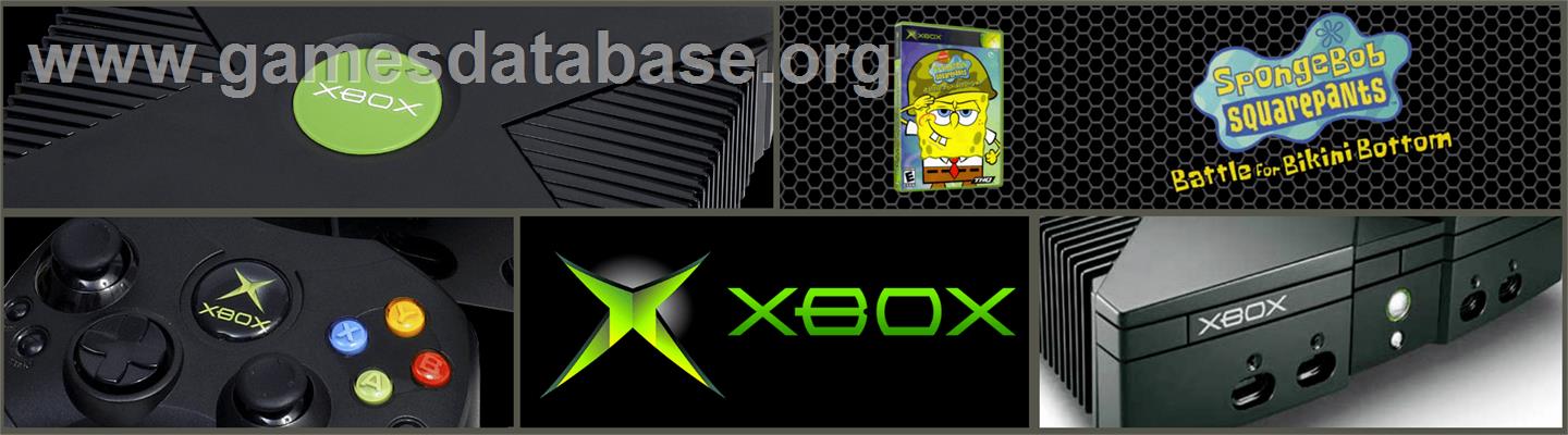 SpongeBob SquarePants: Battle for Bikini Bottom - Microsoft Xbox - Artwork - Marquee