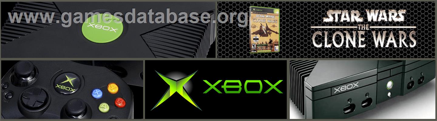 Star Wars: The Clone Wars - Microsoft Xbox - Artwork - Marquee