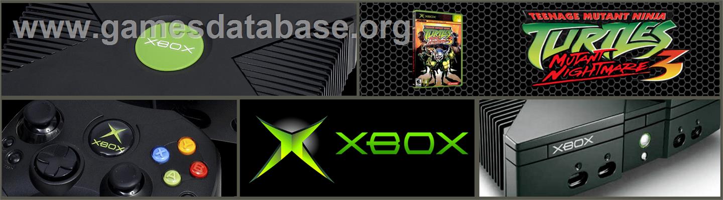 Teenage Mutant Ninja Turtles 3: Mutant Nightmare - Microsoft Xbox - Artwork - Marquee