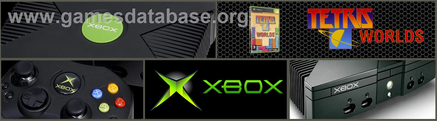 Tetris Worlds - Microsoft Xbox - Artwork - Marquee