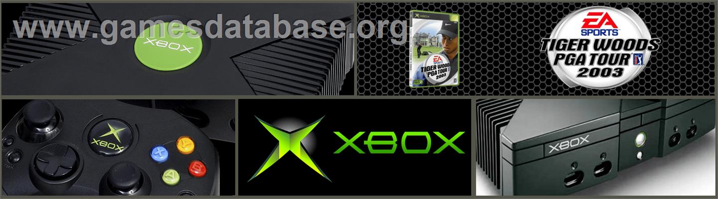 Tiger Woods PGA Tour 2003 - Microsoft Xbox - Artwork - Marquee