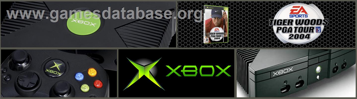 Tiger Woods PGA Tour 2004 - Microsoft Xbox - Artwork - Marquee
