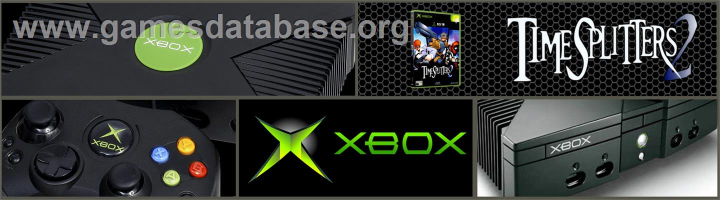 TimeSplitters 2 - Microsoft Xbox - Artwork - Marquee