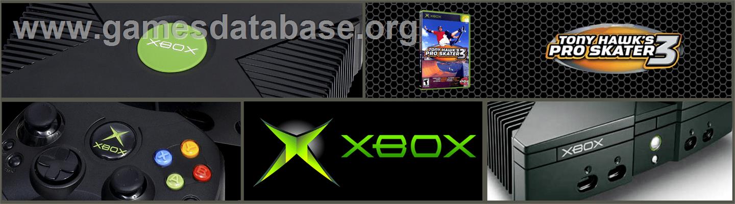 Tony Hawk's Pro Skater 3 - Microsoft Xbox - Artwork - Marquee