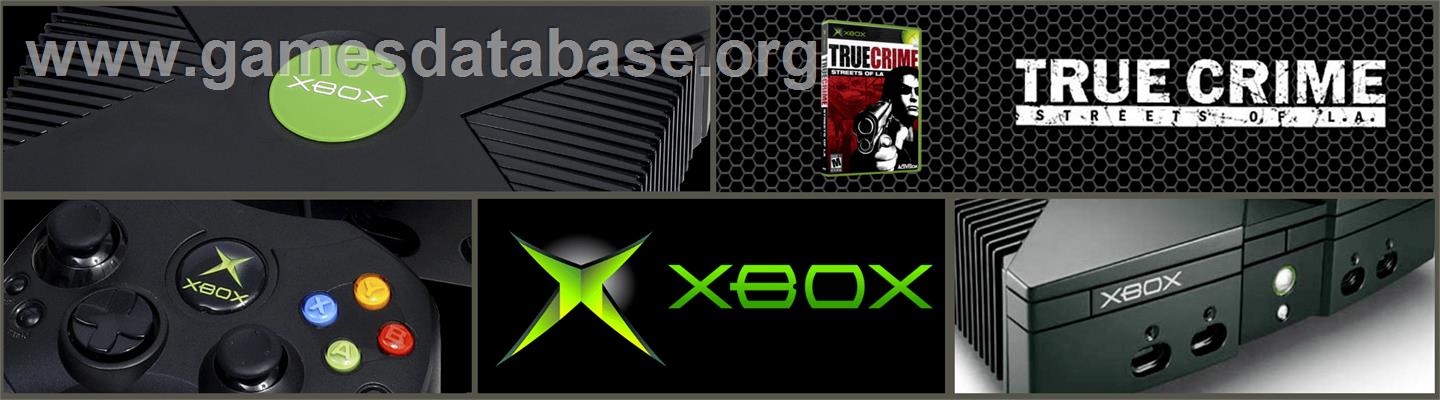 True Crime: Streets of LA - Microsoft Xbox - Artwork - Marquee