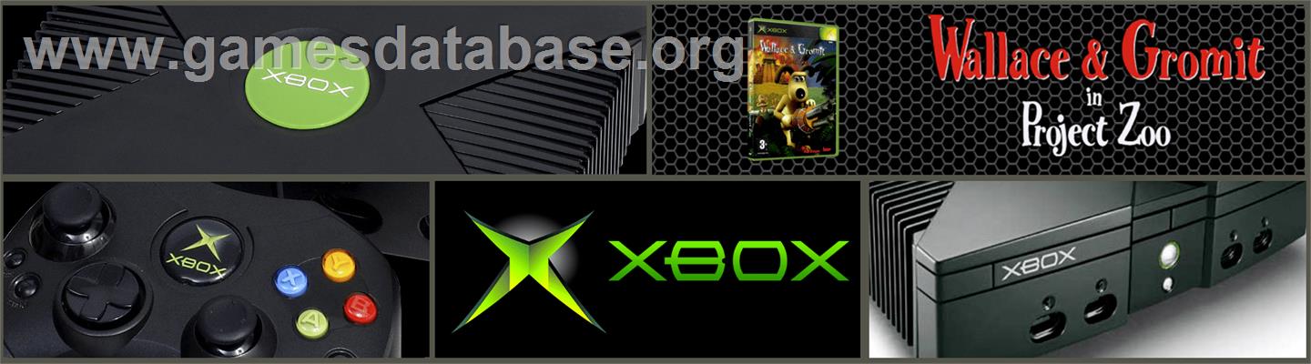 Wallace & Gromit in Project Zoo - Microsoft Xbox - Artwork - Marquee