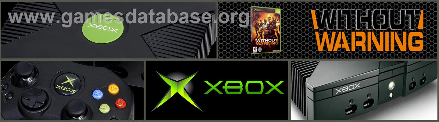 Without Warning - Microsoft Xbox - Artwork - Marquee