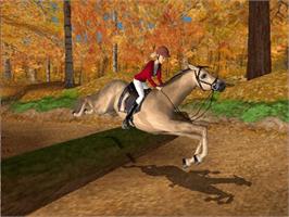 In game image of Barbie Horse Adventures - Wild Horse Rescue on the Microsoft Xbox.
