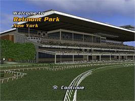 In game image of Breeders' Cup - World Thoroughbred Championships on the Microsoft Xbox.