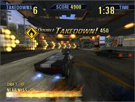 In game image of Burnout 3: Takedown on the Microsoft Xbox.