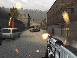 In game image of Classified - The Sentinel Crisis on the Microsoft Xbox.