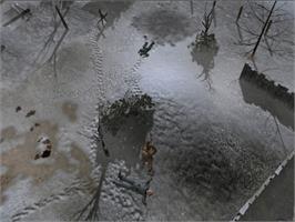 In game image of Combat Elite - WWII Paratroopers on the Microsoft Xbox.