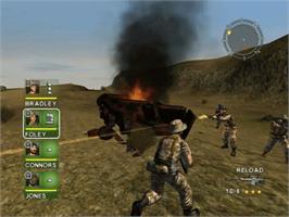 In game image of Conflict - Desert Storm on the Microsoft Xbox.