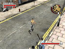 In game image of Crime Life: Gang Wars on the Microsoft Xbox.