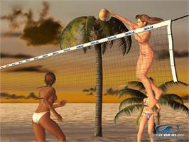 In game image of Dead Or Alive - Xtreme Beach Volleyball on the Microsoft Xbox.