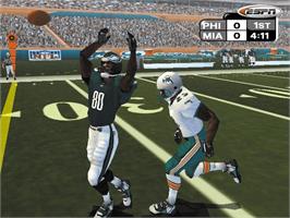 In game image of ESPN NFL Primetime 2002 on the Microsoft Xbox.