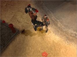 In game image of Fallout: Brotherhood of Steel on the Microsoft Xbox.
