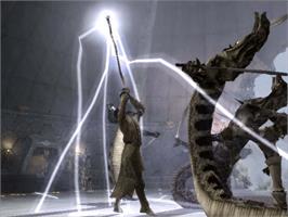 In game image of Forgotten Realms - Demon Stone on the Microsoft Xbox.