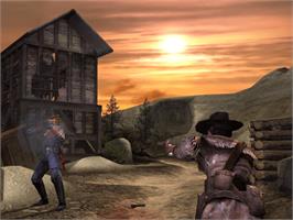 In game image of Gun on the Microsoft Xbox.