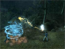 In game image of Harry Potter and the Goblet of Fire on the Microsoft Xbox.