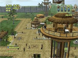 In game image of Jurassic Park - Operation Genesis on the Microsoft Xbox.