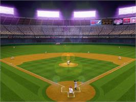 In game image of Major League Baseball 2k5 on the Microsoft Xbox.