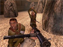 In game image of Medal of Honor: Rising Sun on the Microsoft Xbox.