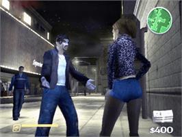 In game image of Narc on the Microsoft Xbox.