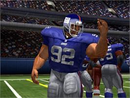 In game image of Nfl Blitz 2003 on the Microsoft Xbox.