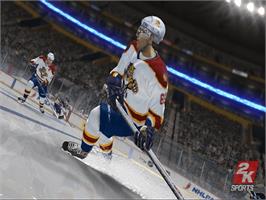 In game image of Nhl 2k7 on the Microsoft Xbox.