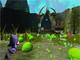 In game image of Oddworld - Munch's Oddysee on the Microsoft Xbox.