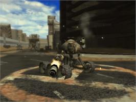In game image of Phantom Crash on the Microsoft Xbox.