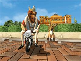 In game image of Pocketbike Racer on the Microsoft Xbox.