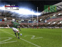 In game image of Rugby Challenge 2006 on the Microsoft Xbox.