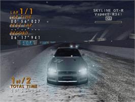 In game image of Sega GT 2002 on the Microsoft Xbox.