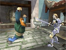 In game image of Shrek - Superslam on the Microsoft Xbox.